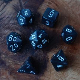 Chessex Borealis Smoke/Silver Polyset