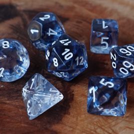 Chessex Nebula Black/White Polyset