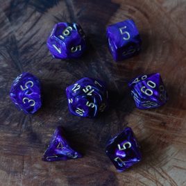 Chessex Vortex Purple/Gold Polyset