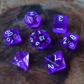 DD See-trough Purple/White Polyset