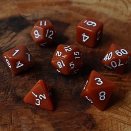 DD Plain Brown/White Polyset