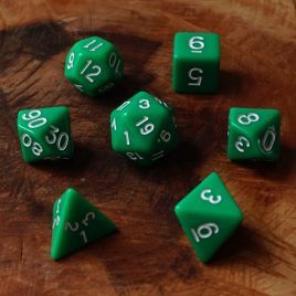 DD Plain Green/White Polyset