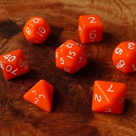 DD Plain Orange/White Polyset