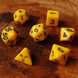 DD Plain Yellow/Black Polyset