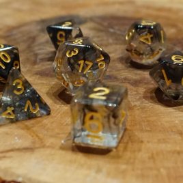 DD, smokey see-through Black/Gold Polyset