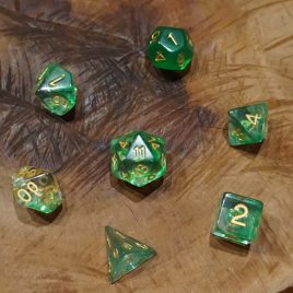 DD Smokey see-through Green/Gold Polyset