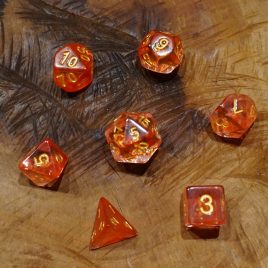 DD Smokey see-through Red/Gold Polyset