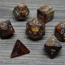 Chessex Lustrous, Gold/Silver Polyset