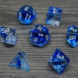 Chessex Nebula, Dark Blue/White Polyset