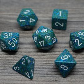 Chessex Speckled Sea/White Polyset
