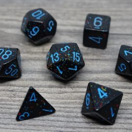 Chessex Speckled Blue Stars/Blue Polyset