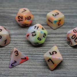 Chessex Festive, Circus/White Polyset