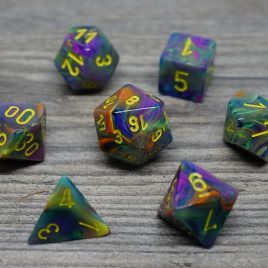 Chessex Festive, Rio/Yellow Polyset