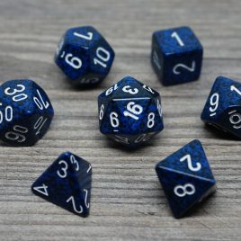 Chessex Speckled Stealth/White Polyset