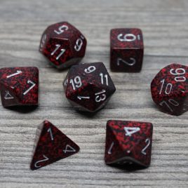 Chessex Speckled Silver Volcano/Silver Polyset