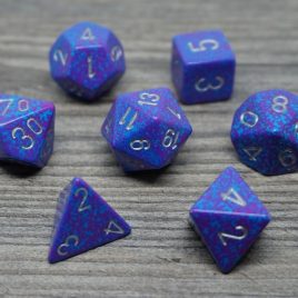 Chessex Speckled Silver Tetra/Silver Polyset