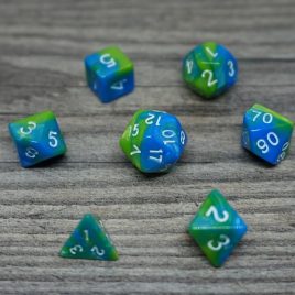 Bescon, Gemini Swirled, Mini Aquamarine Polyset