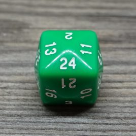 DD D24 Dice, Green