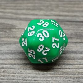 DD D30 Dice, Green