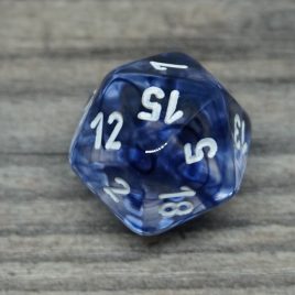 Chessex Signature Nebula Black D20