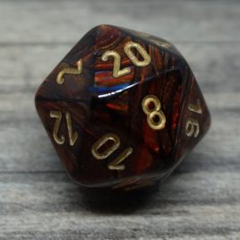 Chessex Signature Scarab Blue Blood D20