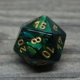 Chessex Signature Scarab Jade D20