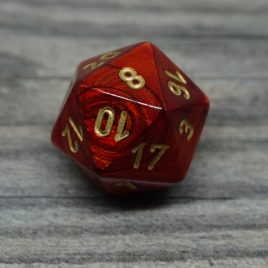 Chessex Signature Scarab Scarlet D20