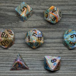Chessex Festive Vibrant/Black Polyset