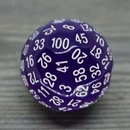 Bescon, D100 Purple Dice