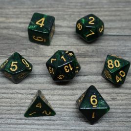 DD, Galaxy Dice Green Polyset