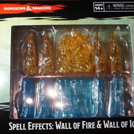 Spell effects, Wall of Fire and Wall of ice, D&D Miniatures